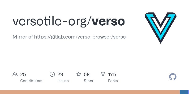 GitHub - versotile-org/verso: Mirror of https://gitlab.com/verso-browser/verso